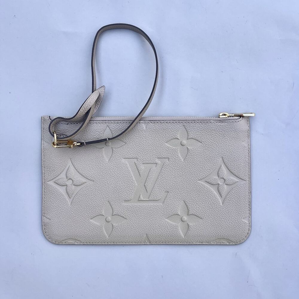 Louis Vuitton Neverfull Giant NM Empriente Leather Pouch Clutch Wristlet MM/GM